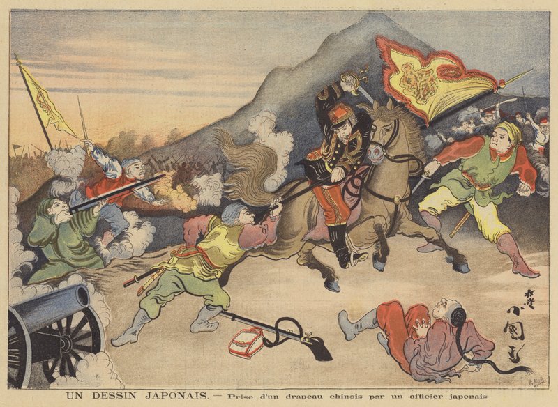 Japoński rysunek autorstwa after Henri Meyer