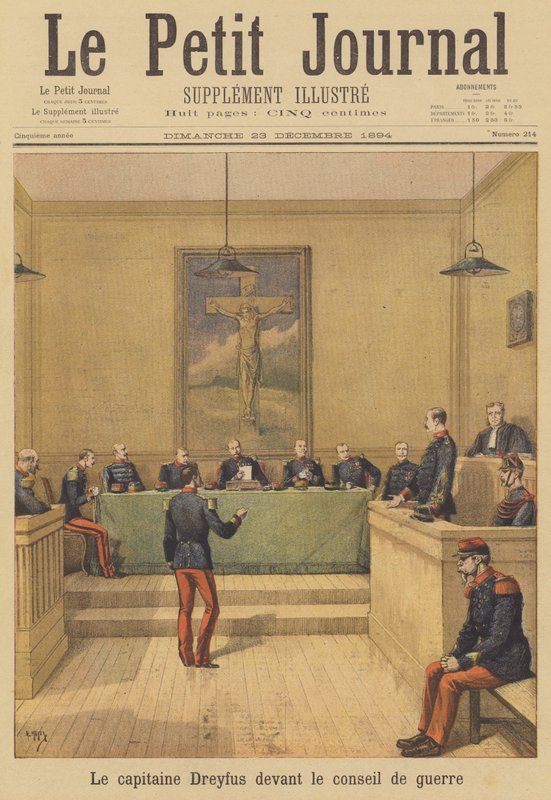 Sąd wojenny kapitana Alfreda Dreyfusa autorstwa after Henri Meyer