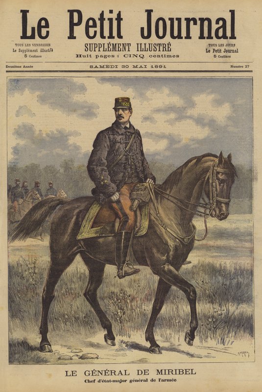 Generał de Miribel, szef francuskiego sztabu generalnego autorstwa after Henri Meyer