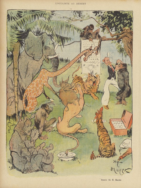 Ilustracja do Le Rire autorstwa after Henri Meyer