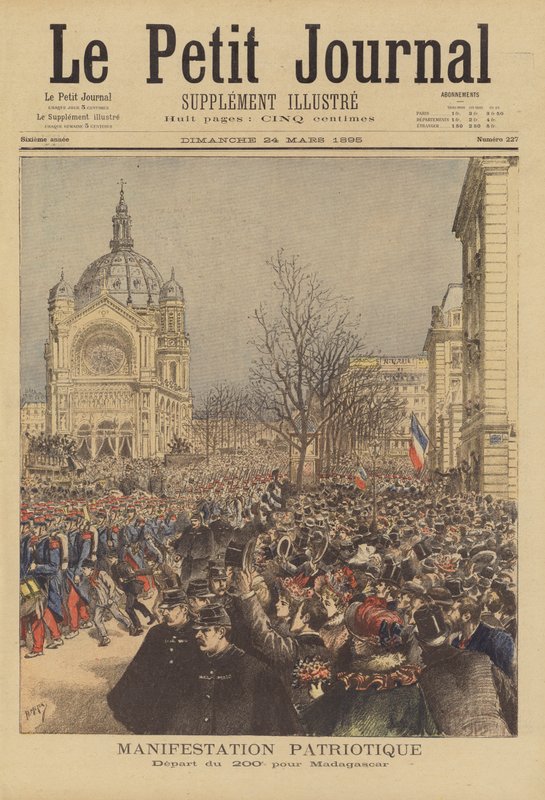 Demonstracja patriotyczna autorstwa after Henri Meyer