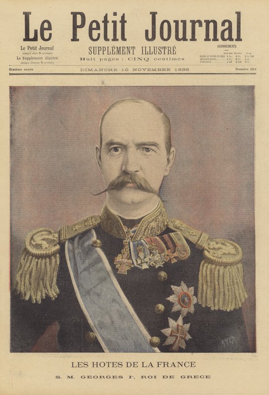 Królewscy goście we Francji: Jerzy I, król Grecji autorstwa after Henri Meyer