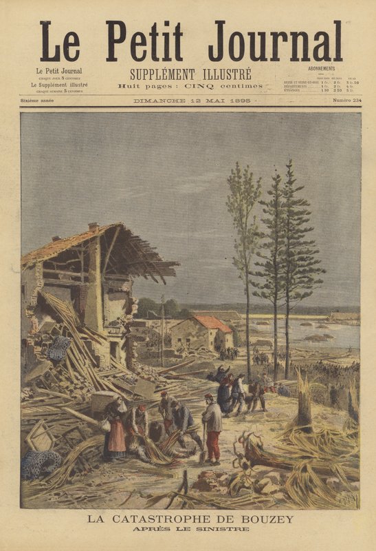 Katastrofa Bouzey autorstwa after Henri Meyer