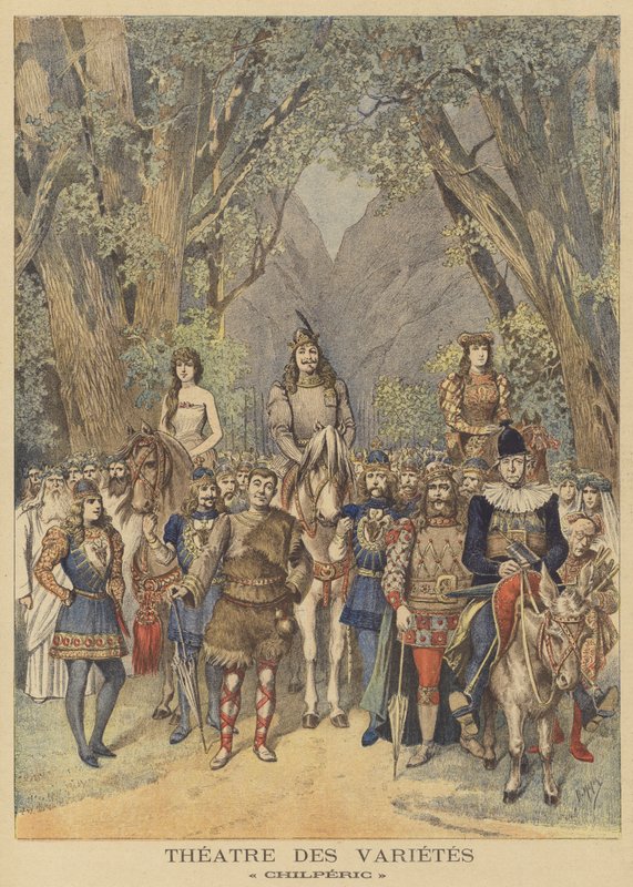 Opera komiczna Chilperic w Theatre des Varietes autorstwa after Henri Meyer