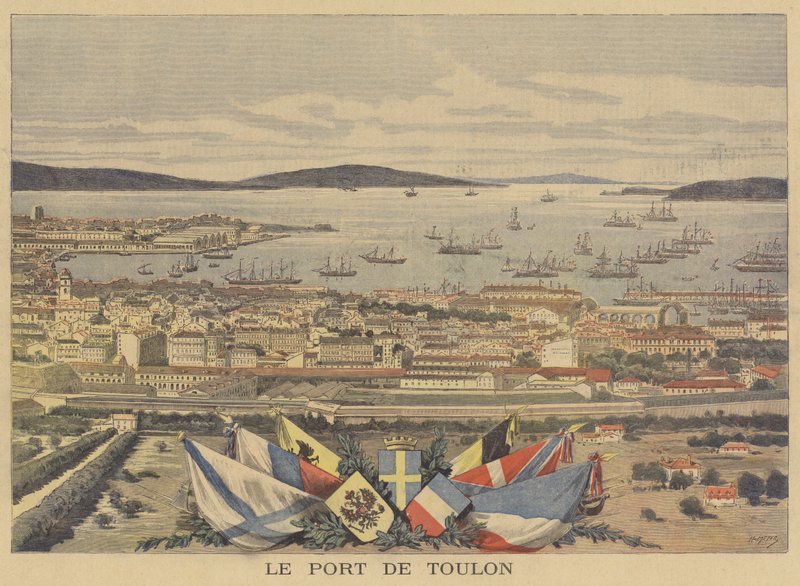 Port w Tulonie autorstwa after Henri Meyer