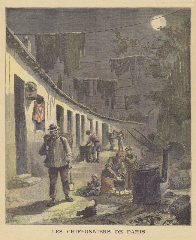 Zbieracze szmat Paryża autorstwa after Henri Meyer