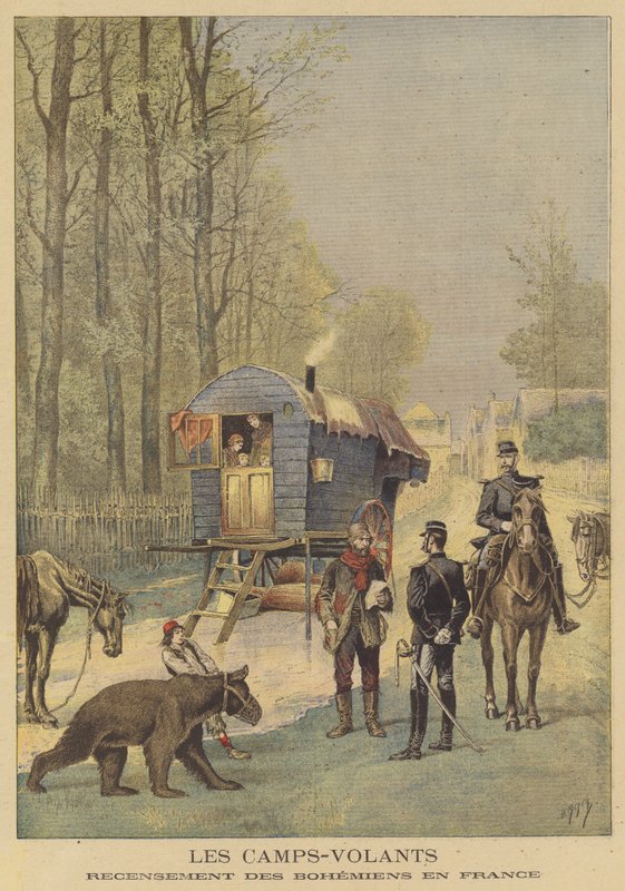 Podróżnicy autorstwa after Henri Meyer