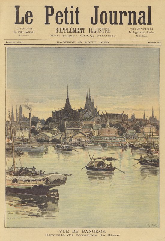 Widok na Bangkok autorstwa after Henri Meyer