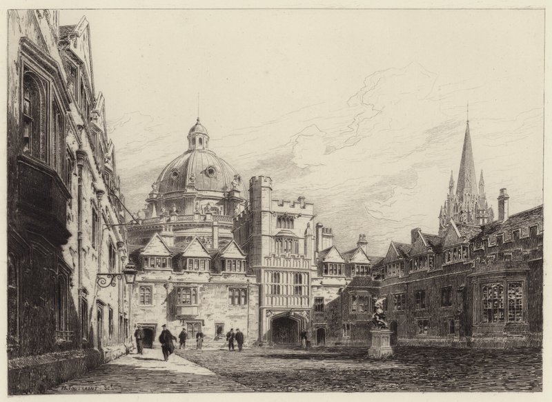 Kolegium Brasenose autorstwa after Henri Toussaint