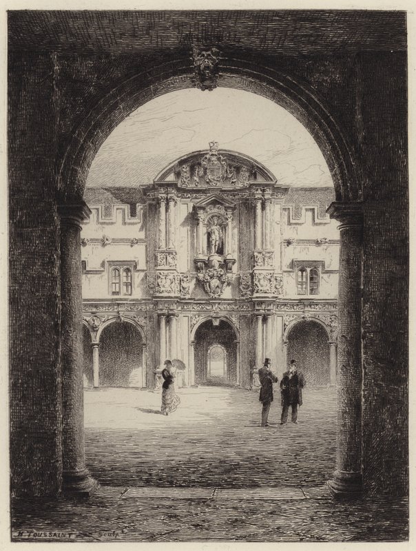 Brama Kolegium św. Jana autorstwa after Henri Toussaint