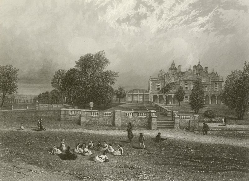 Aston Hall autorstwa Henry after Warren