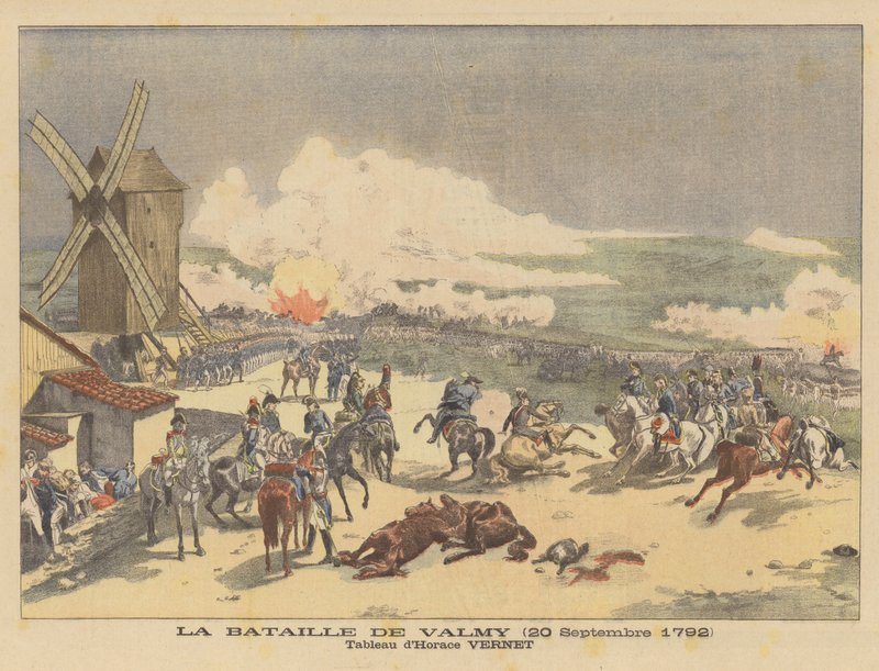 Bitwa pod Valmy (20 września 1792) autorstwa after Horace Vernet