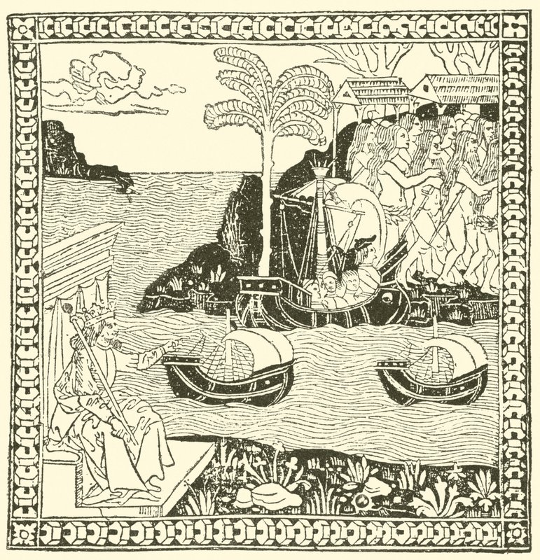 Odkrycie Indii autorstwa after Italian School