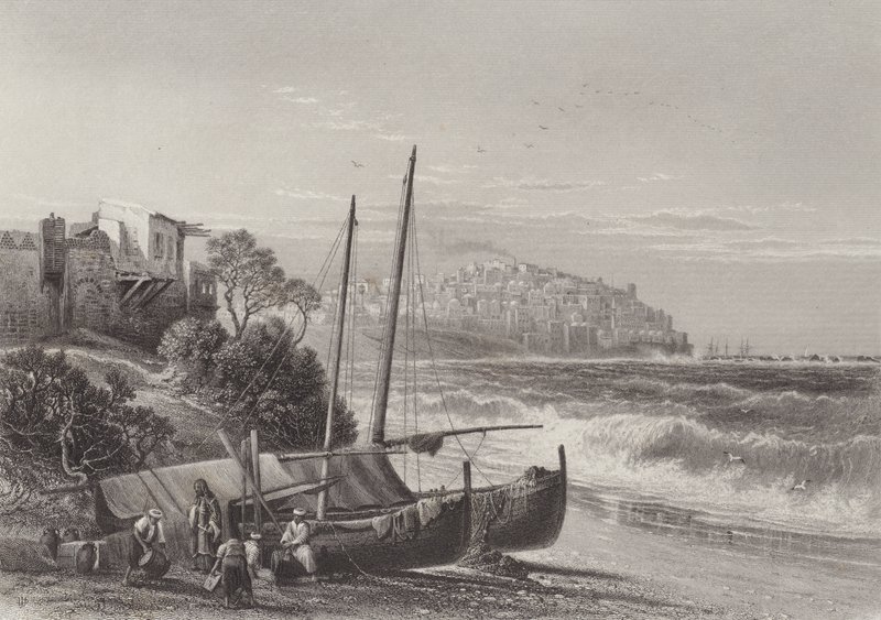 Jaffa, starożytna Joppa autorstwa after John Douglas Woodward