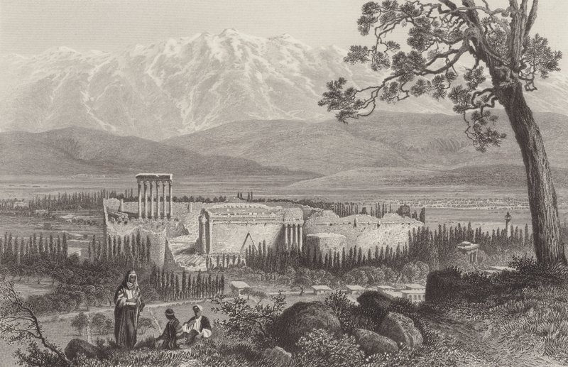 Liban i Baalbec autorstwa after John Douglas Woodward