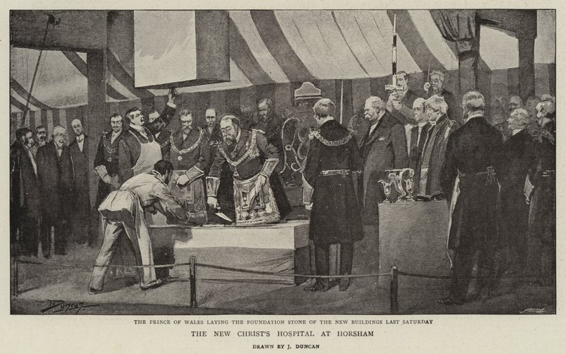 Szpital Nowego Chrystusa w Horsham autorstwa after John Duncan