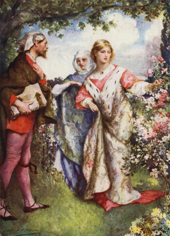 Emma i Eginhard autorstwa after John Henry Frederick Bacon