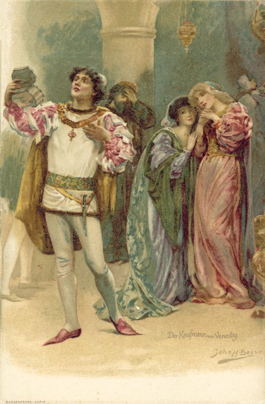 Ilustracja do kupca weneckiego autorstwa after John Henry Frederick Bacon