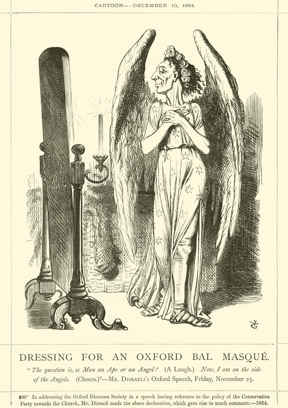 Opatrunek na bal maskowy Oxford autorstwa after John Tenniel