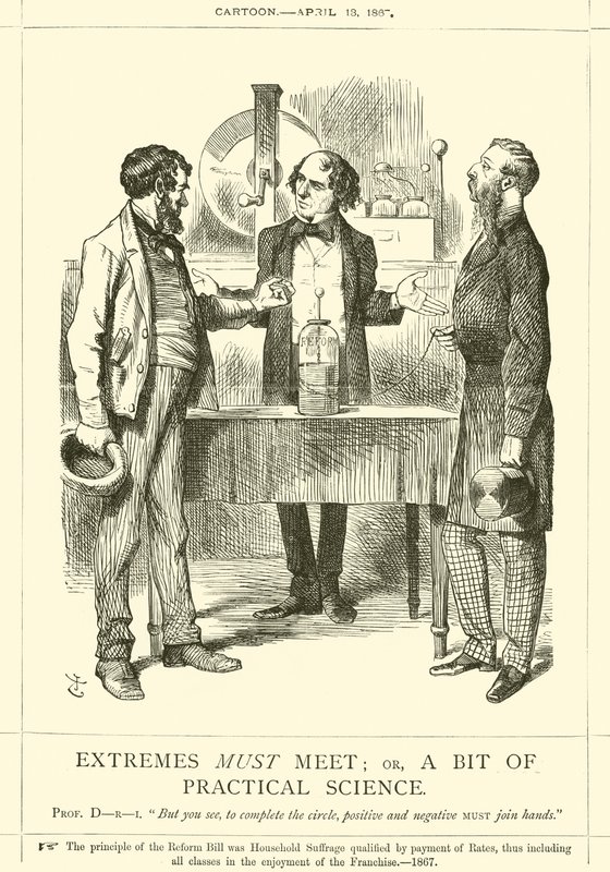 Ekstrema muszą się spotkać; albo trochę Nauki Praktycznej autorstwa after John Tenniel