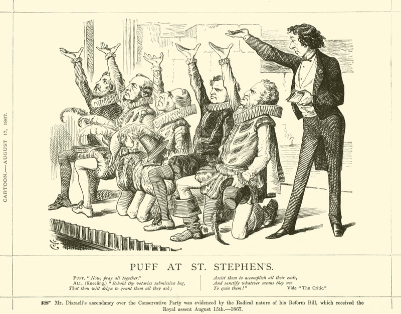 Ptyś w St Stephens autorstwa after John Tenniel