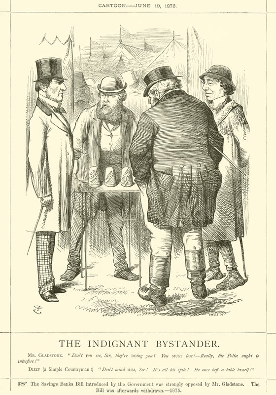 Oburzony obserwator autorstwa after John Tenniel