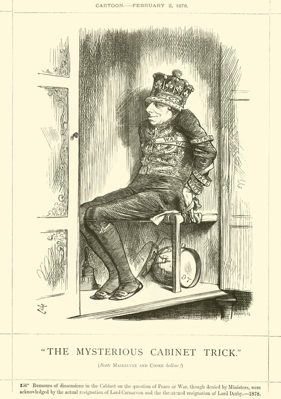 Tajemnicza sztuczka gabinetu autorstwa after John Tenniel