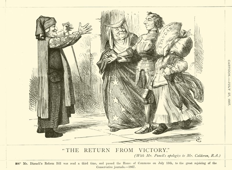 Powrót ze zwycięstwa autorstwa after John Tenniel