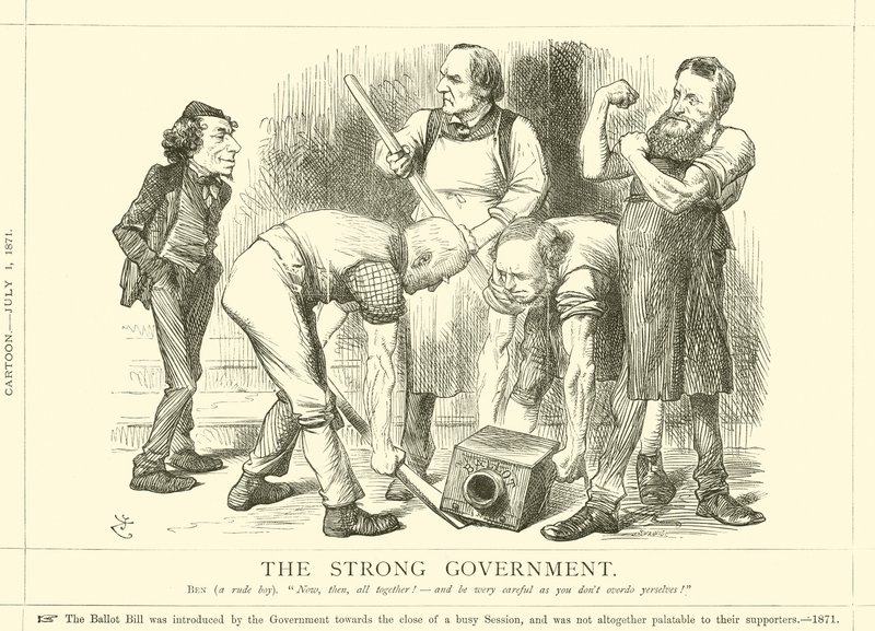 Silny rząd autorstwa after John Tenniel