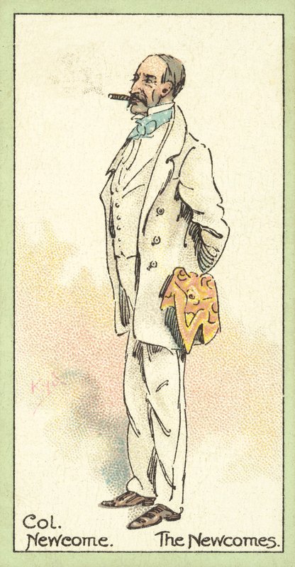 Pułkownik Newcome, The Newcomes (chromolitho) autorstwa after Joseph Clayton Clarke