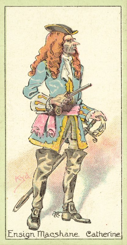 Chorąży Macshane, Katarzyna (chromolitho) autorstwa after Joseph Clayton Clarke