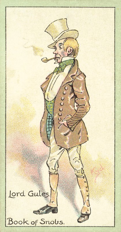Lord Gules, Księga Snobów (chromolitho) autorstwa after Joseph Clayton Clarke
