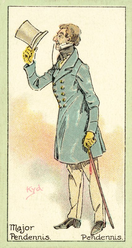 Major Pendennis, Pendennis (chromolitho) autorstwa after Joseph Clayton Clarke