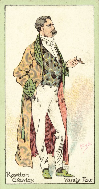 Rawdon Crawley, Vanity Fair (chromolitho) autorstwa after Joseph Clayton Clarke