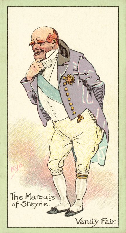 Markiz Steyne, Vanity Fair (chromolitho) autorstwa after Joseph Clayton Clarke