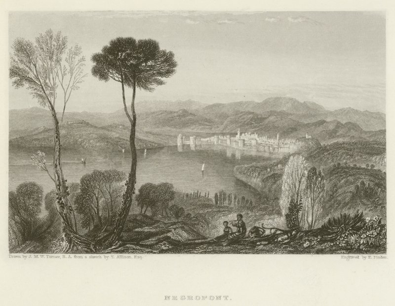 Negropont autorstwa after Joseph Mallord William Turner