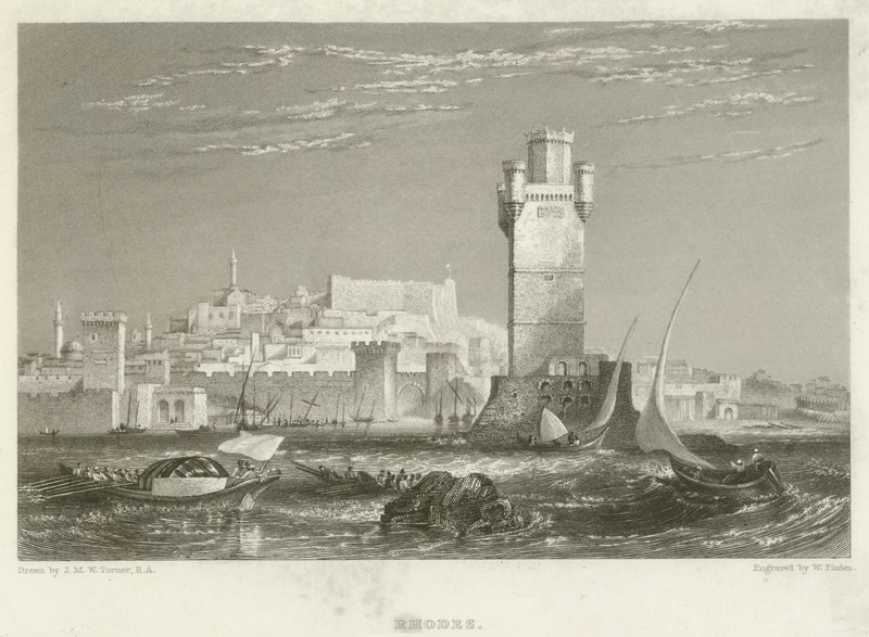 Rodos autorstwa after Joseph Mallord William Turner