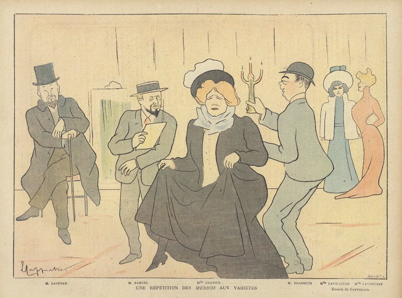 Ilustracja do Le Rire autorstwa after Leonetto Cappiello