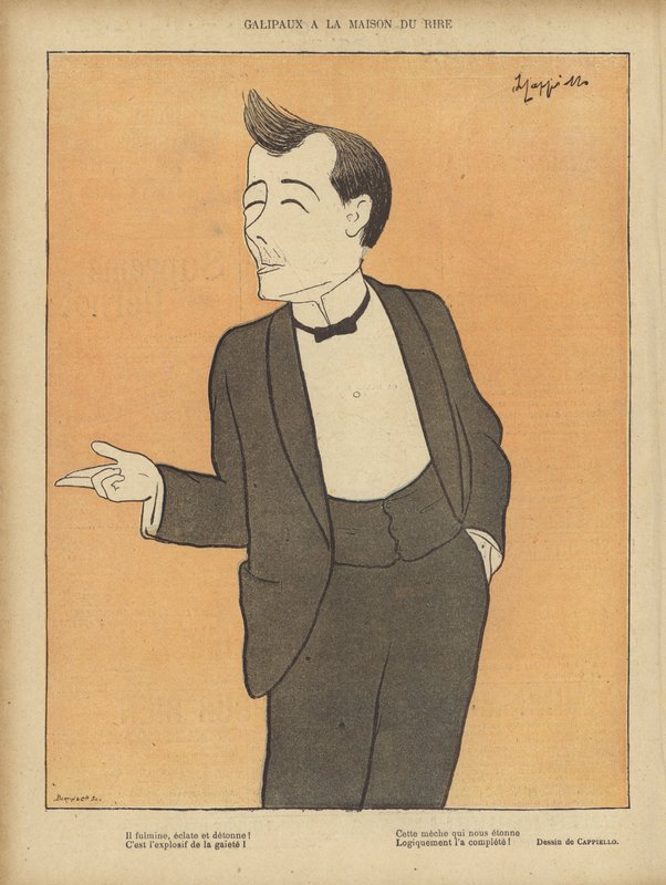 Ilustracja do Le Rire autorstwa after Leonetto Cappiello