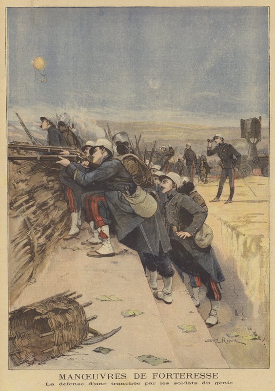 Manewry armii francuskiej autorstwa after Lionel Royer