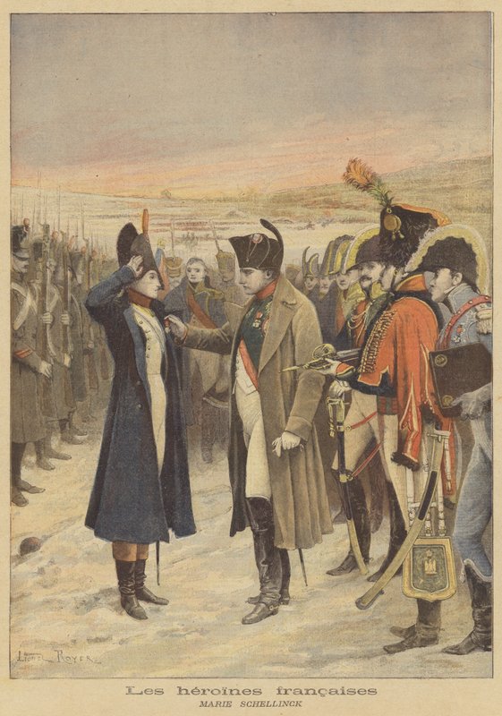 Francuskie bohaterki: Marie Schellinck autorstwa after Lionel Royer