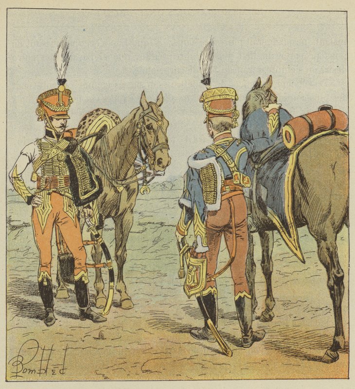 Aides-de-camp, generała majora, marszałka autorstwa after Louis Charles Bombled