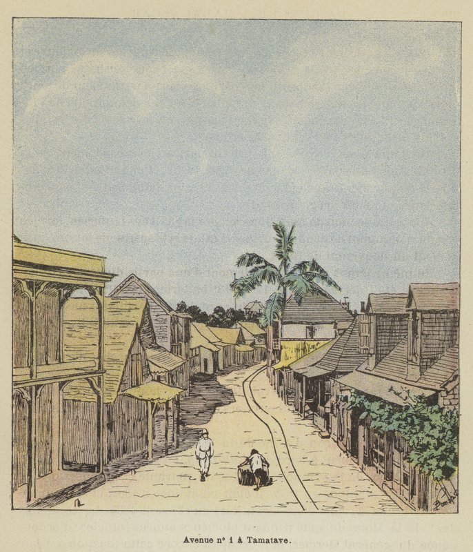 Aleja nr 1 a Tamatave autorstwa after Louis Charles Bombled