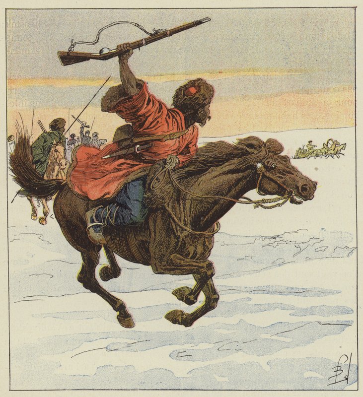 Bandyci khungouzes autorstwa after Louis Charles Bombled