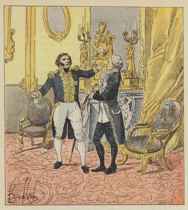 Wystarczy! — wykrzyknął Decres, zasłaniając usta dłonią. autorstwa after Louis Charles Bombled