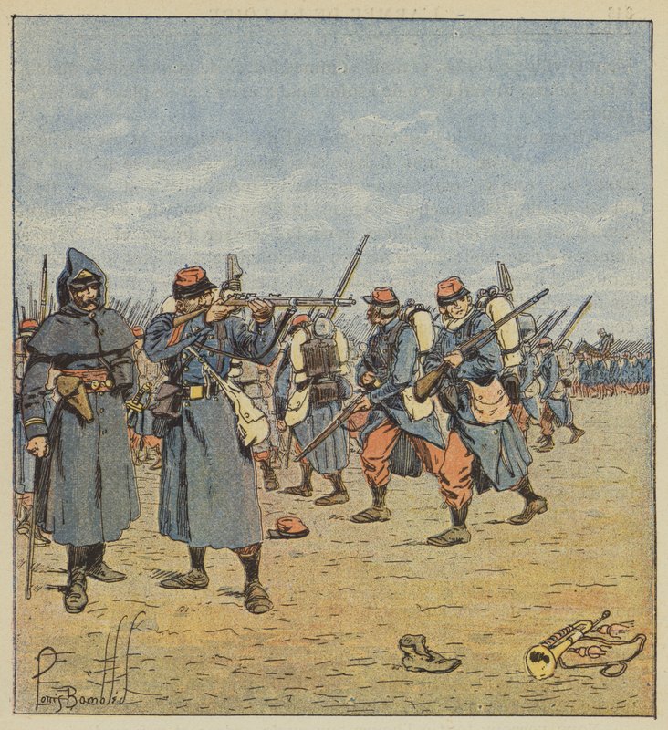 Walka w odwrocie autorstwa after Louis Charles Bombled