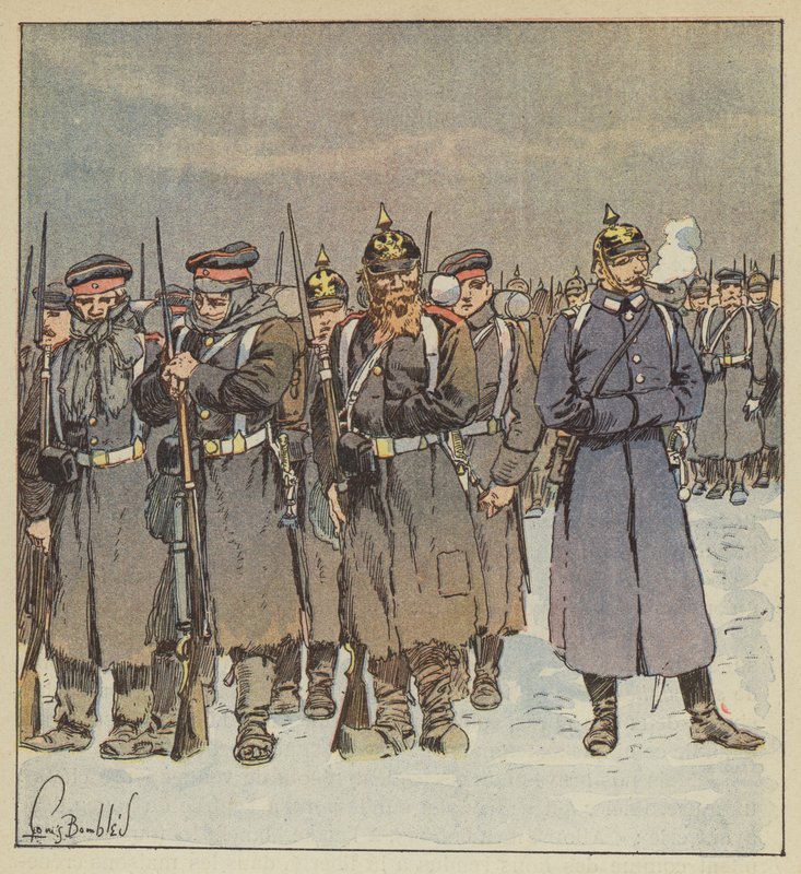 Pozbawienie niektórych wojsk pruskich autorstwa after Louis Charles Bombled