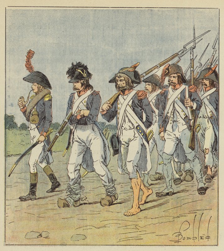 Denument de larmee dItalie autorstwa after Louis Charles Bombled