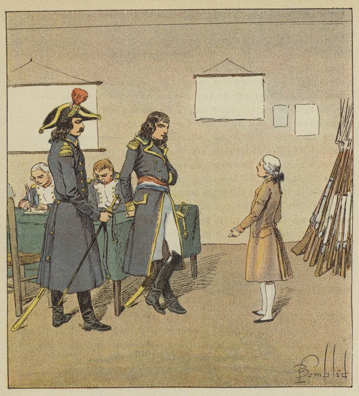 Eugene de Beauharnais twierdzi, że Bonaparte pobił swojego ojca autorstwa after Louis Charles Bombled