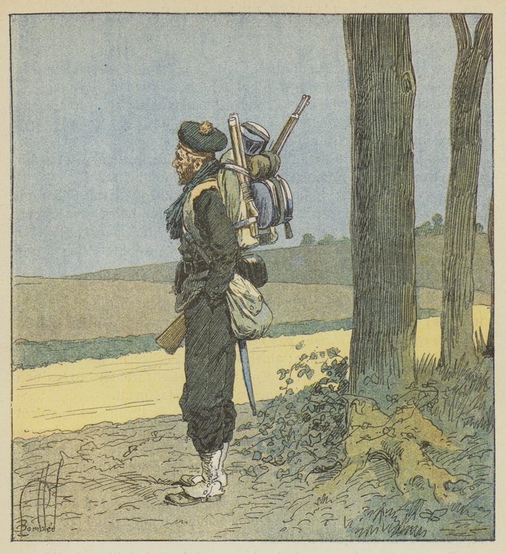 Fizylier marin autorstwa after Louis Charles Bombled